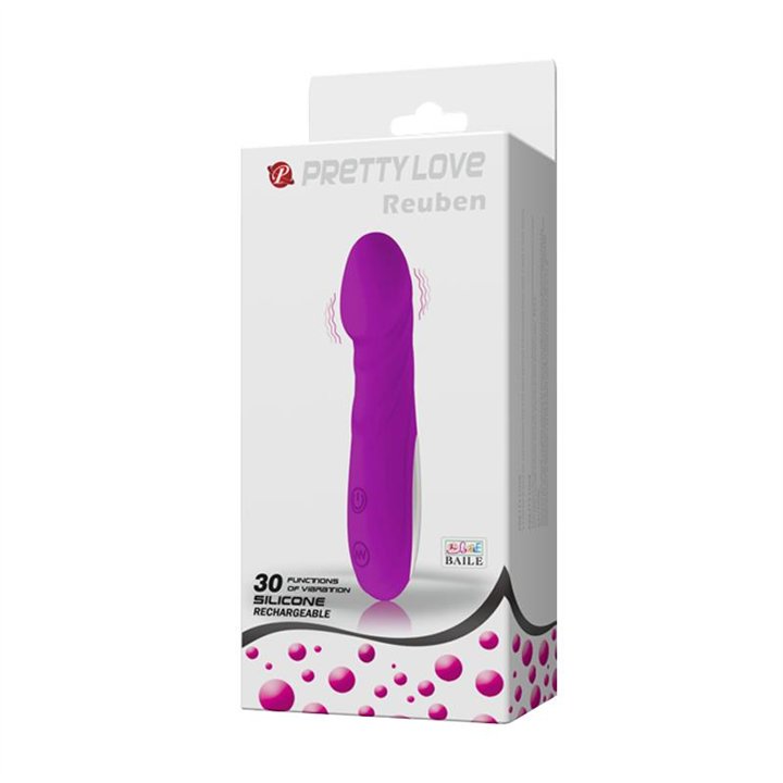 Pretty Love Mini Massager Reuben Purple - BI-014358 - Teknashop Ltd