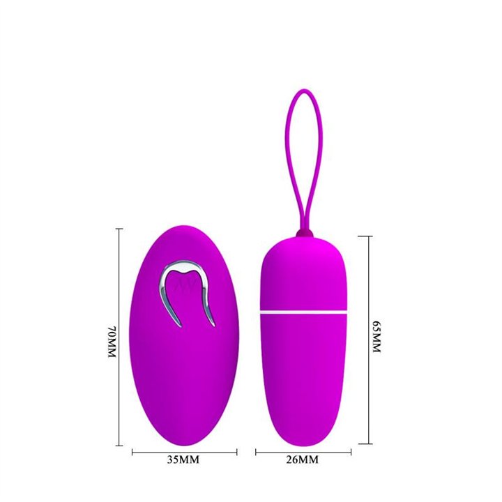Pretty Love Vibrating Egg Bradley Purple - BI-014377W - Teknashop Ltd