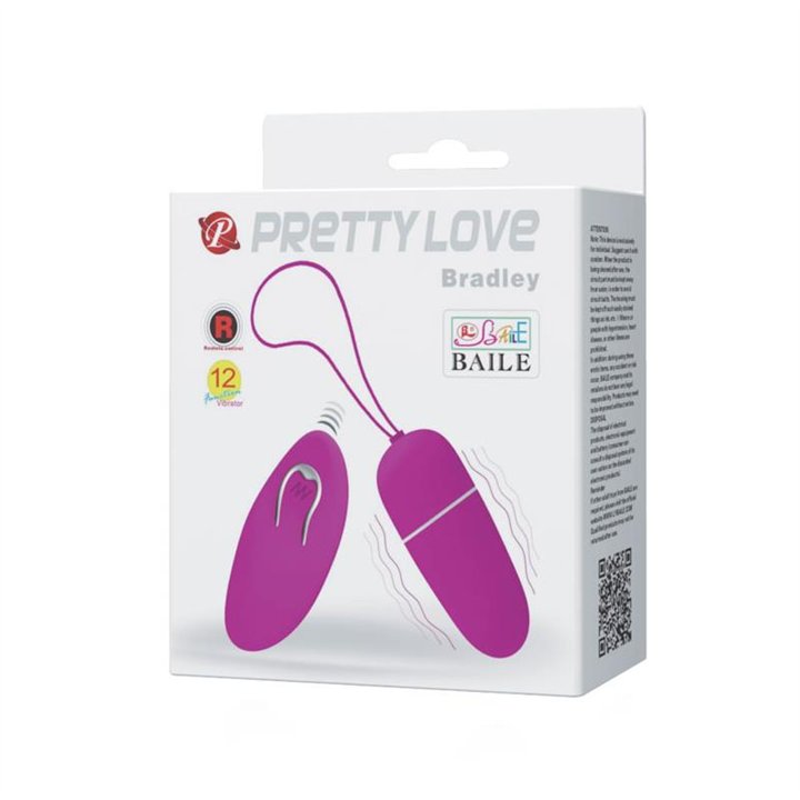 Pretty Love Vibrating Egg Bradley Purple - BI-014377W - Teknashop Ltd