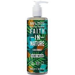Faith In Nature, Coconut, 99% Natural Ingredients, Cleansing, Liquid Soap, For Hands, 400 ml - Teknashop Ltd