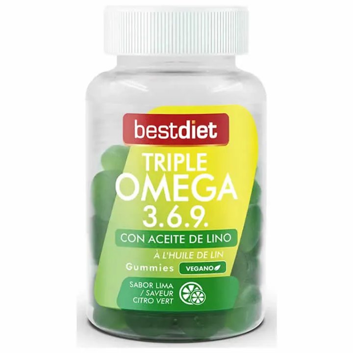 Best Diet Triple Omega 3.6.9 60 Gummies - unisex - Teknashop Ltd