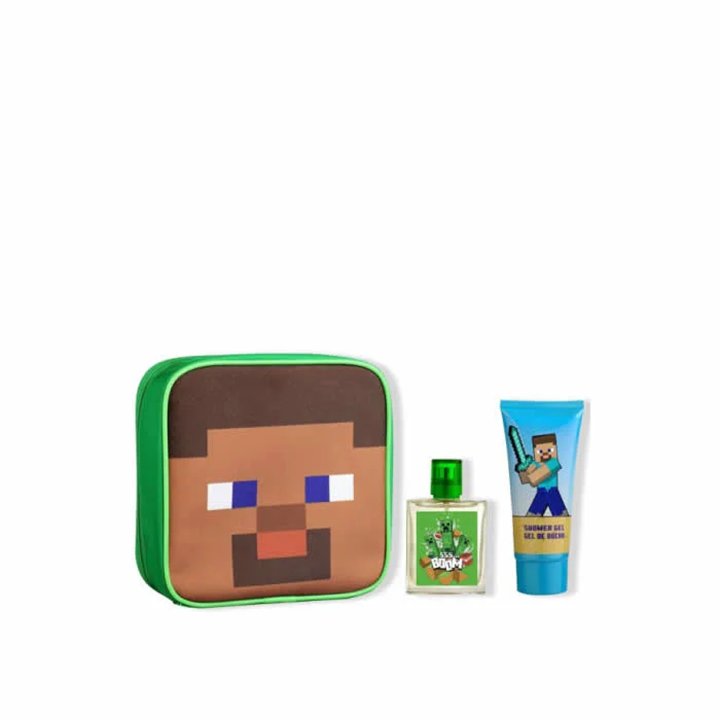 Cartoon Minecraft Eau De Toilette Spray 50ml Set 3 Pieces - children - Teknashop Ltd