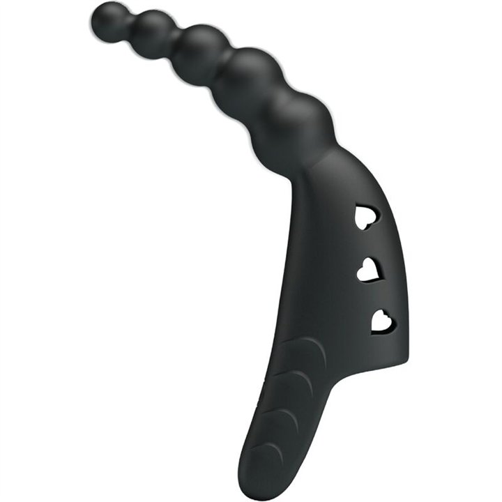 PRETTY LOVE - JORDIN FINGER VIBRATOR 10 VIBRATIONS BLACK - D-242702 - Teknashop Ltd