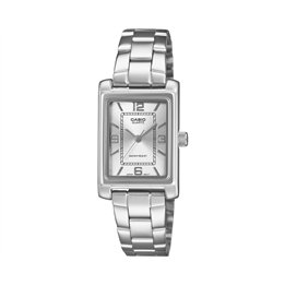 CASIO COLLECTION Mod. TANK, GOLD - ARGENTEE - WW.LTP-1234PDD-7AEF - Teknashop Ltd