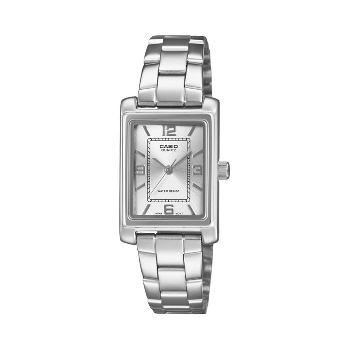 CASIO COLLECTION Mod. TANK, GOLD - ARGENTEE - WW.LTP-1234PDD-7AEF - Teknashop Ltd
