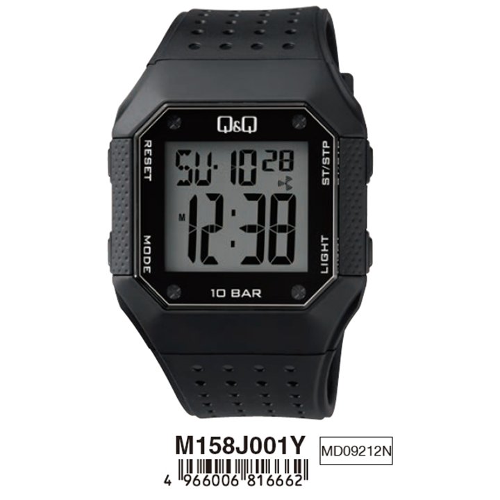 Q&Q Mod. GENT DIGITAL MULTIFUNCTION - WW.M158J001Y - Teknashop Ltd