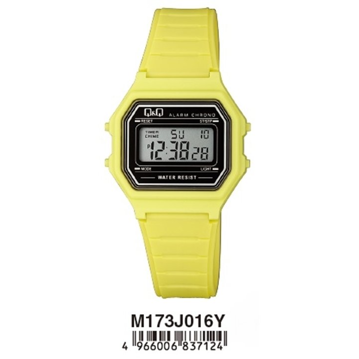 Q&Q Mod. DIGITAL ALARM CHRONO - WW.M173J016Y - Teknashop Ltd