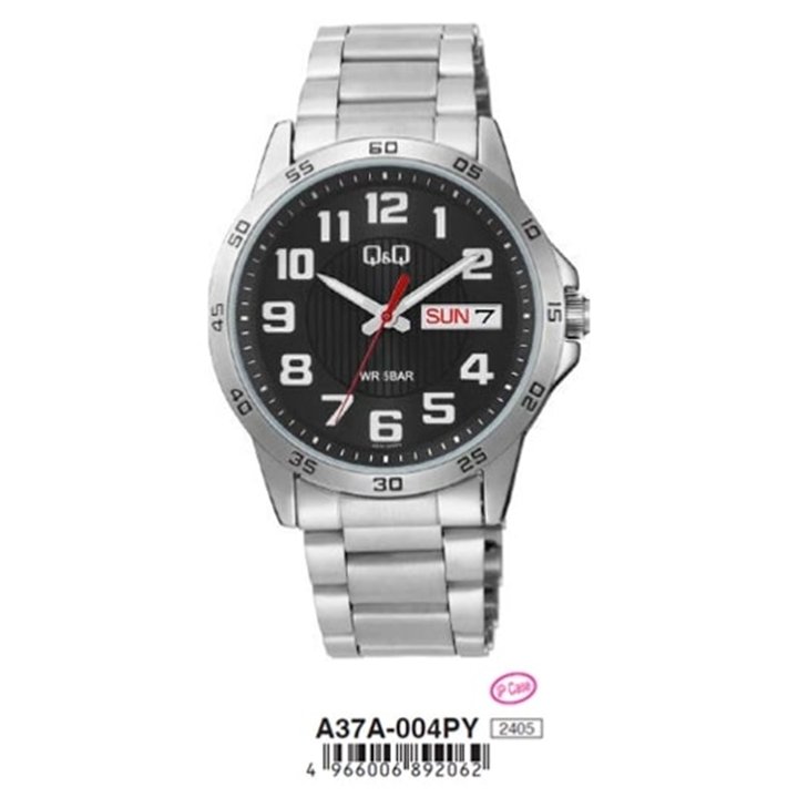 Q&Q Mod. GENT DAY & DATE - WW.A37A-004PY - Teknashop Ltd