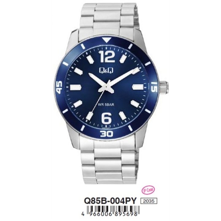 Q&Q Mod. GENT DIVER ONLY TIME - WW.Q85B-004PY - Teknashop Ltd