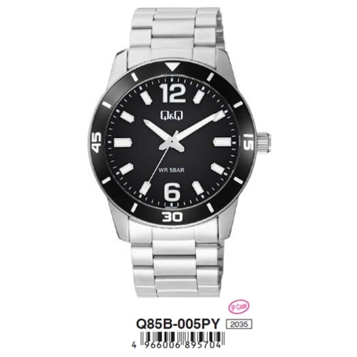 Q&Q Mod. GENT DIVER ONLY TIME - WW.Q85B-005PY - Teknashop Ltd