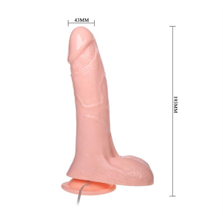 Baile Dildo with Pump Flesh - BW-008066Q - Teknashop Ltd