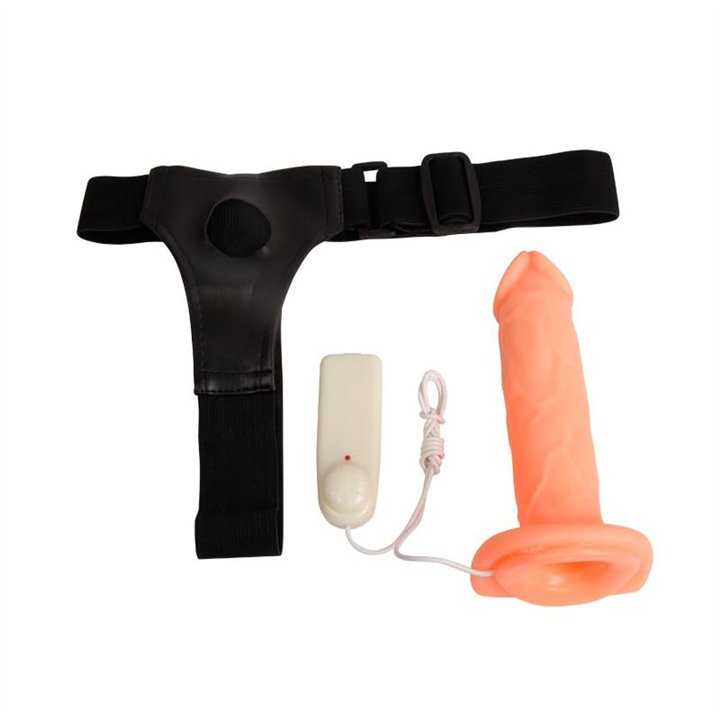 Strap-on with Hollow Dildo Jessica 18 cm - BW-010025 - Teknashop Ltd