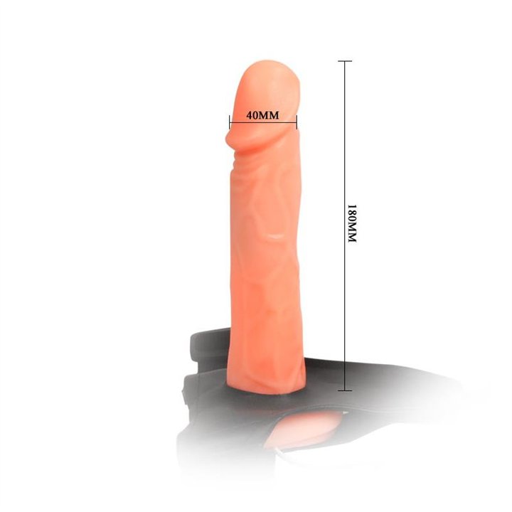 Strap-on with Hollow Dildo Jessica 18 cm - BW-010025 - Teknashop Ltd