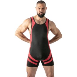 LOCKER GEAR - OPEN ACCESS SINGLET RED XL - D-246642 - Teknashop Ltd
