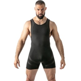 LOCKER GEAR - OPEN ACCESS SINGLET BLACK XL - D-246646 - Teknashop Ltd
