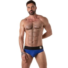 LOCKER GEAR - WIDE WAISTBAND JOCK BRIEF BLUE XL - D-246602 - Teknashop Ltd