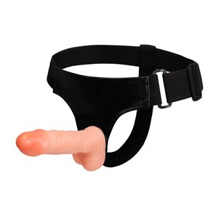 Strap-On with Dildo Realistic Flesh 15 cm - BW-022018 - Teknashop Ltd