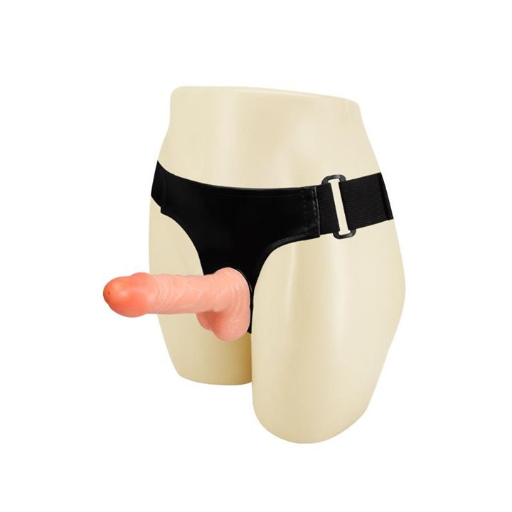 Strap-On with Dildo Realistic Flesh 15 cm - BW-022018 - Teknashop Ltd
