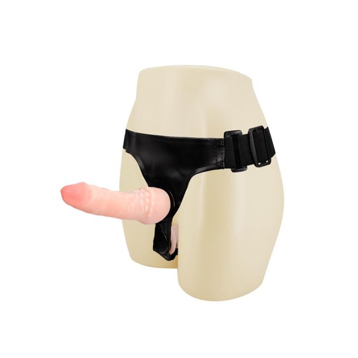 Double Ultra Penetration Strap-On Flesh - BW-022020 - Teknashop Ltd