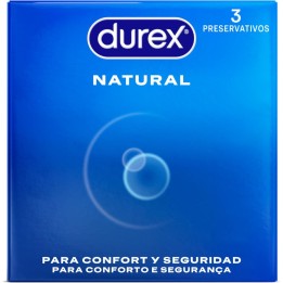 DUREX - NATURAL CONDOMS 3 UNITS - D-194973 - Teknashop Ltd