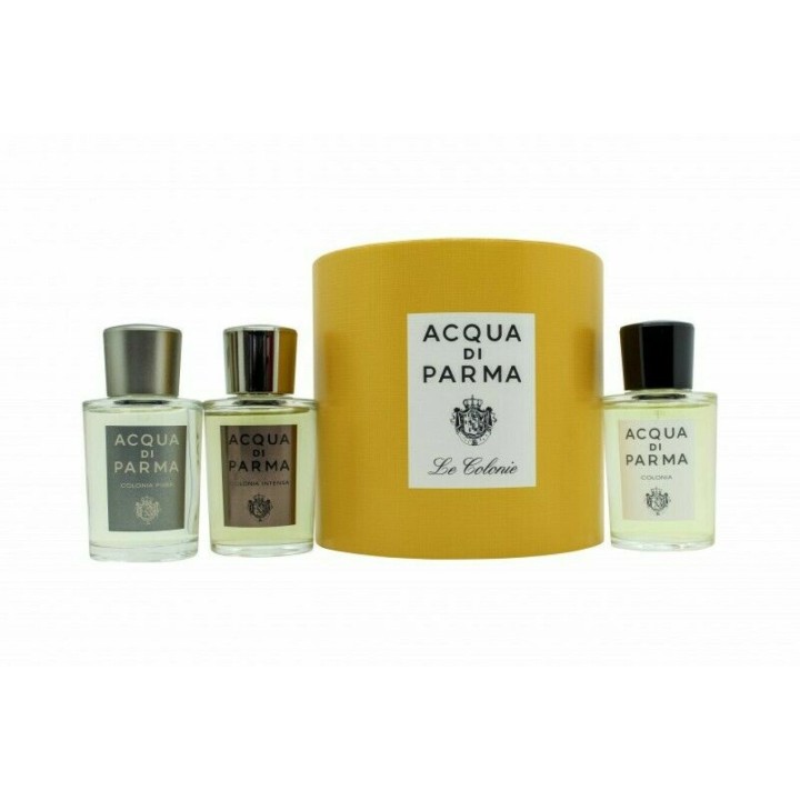 Gift Set Acqua di Parma: Colonia, Eau De Cologne, 20 ml + Colonia Pura, Eau De Cologne, Unisex, 20 ml + Colonia Intensa, Eau De 
