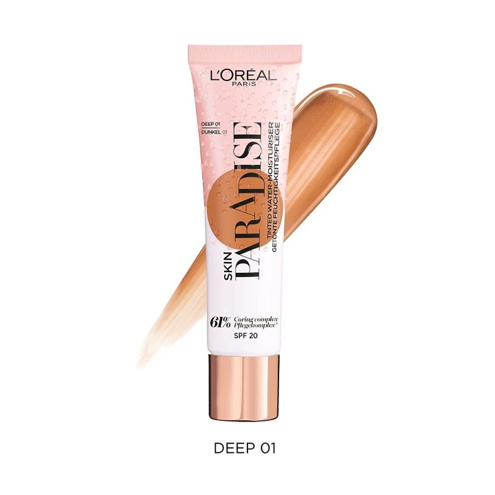 L'Oreal Paris, Skin Paradise, Aloe Vera, Hydrating, Water Cream, For Face, SPF 20, 01, Deep, 30 ml - Teknashop Ltd