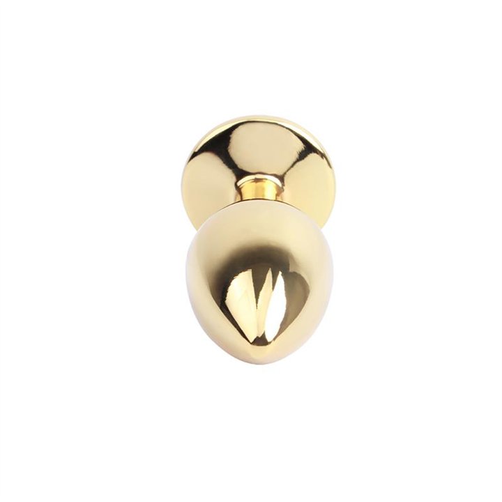 Golden Butt Plug with Blue Jewel - CN-731496332 - Teknashop Ltd