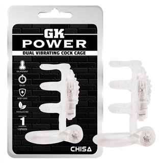 Dual Vibrating Cock Cage - CN-461657330 - Teknashop Ltd