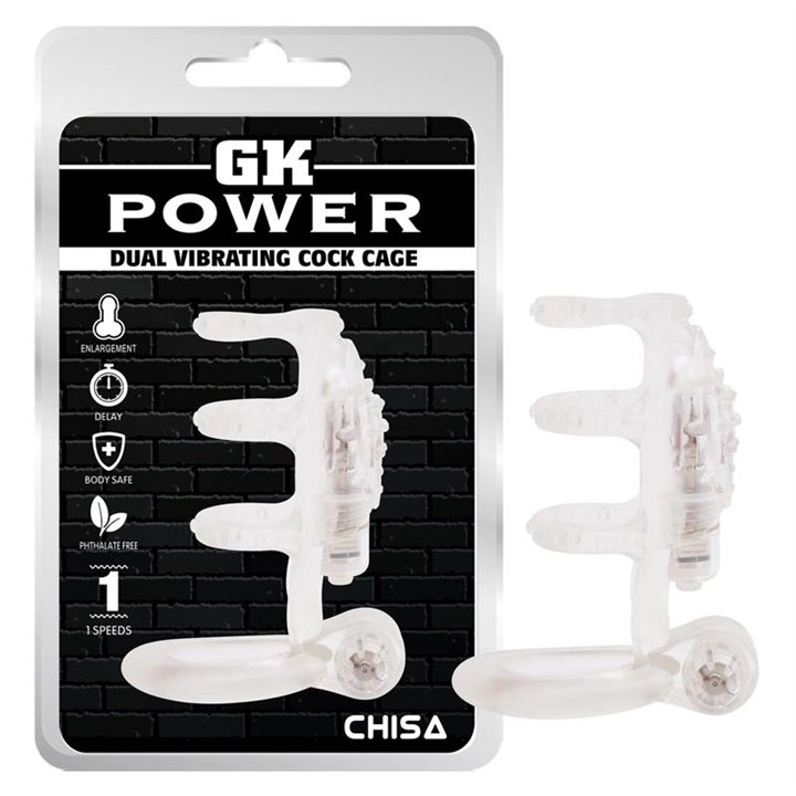 Dual Vibrating Cock Cage - CN-461657330 - Teknashop Ltd