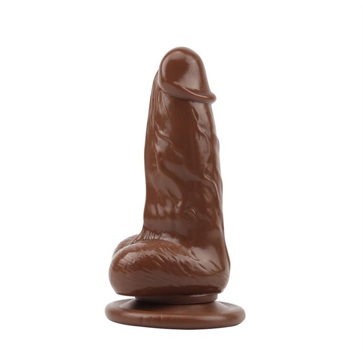 Dildo Jumbo Jack 6 Vibrating Dildo-Brown - CN-111801975 - Teknashop Ltd