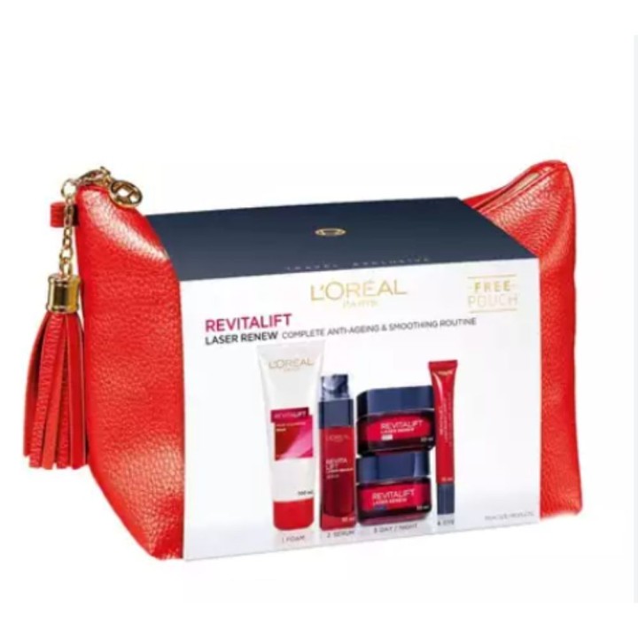 Set L'Oreal Paris: Revitalift Laser Renew, Cleansing, Cleansing Foam, 100 ml + Revitalift Laser Renew, Anti-Wrinkle, Eye Cream, 