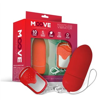 Vibrating Egg with Remote Control Red - MO-055 - Teknashop Ltd