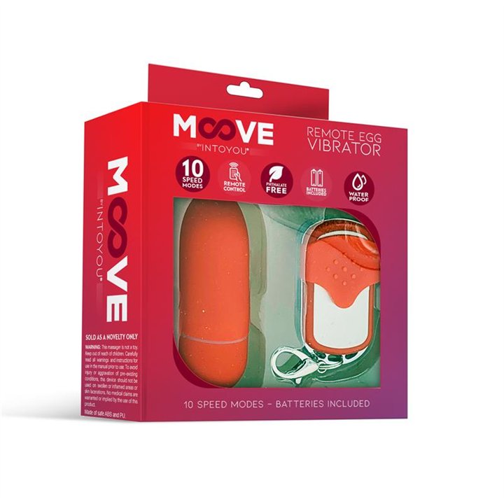 Vibrating Egg with Remote Control Red - MO-055 - Teknashop Ltd