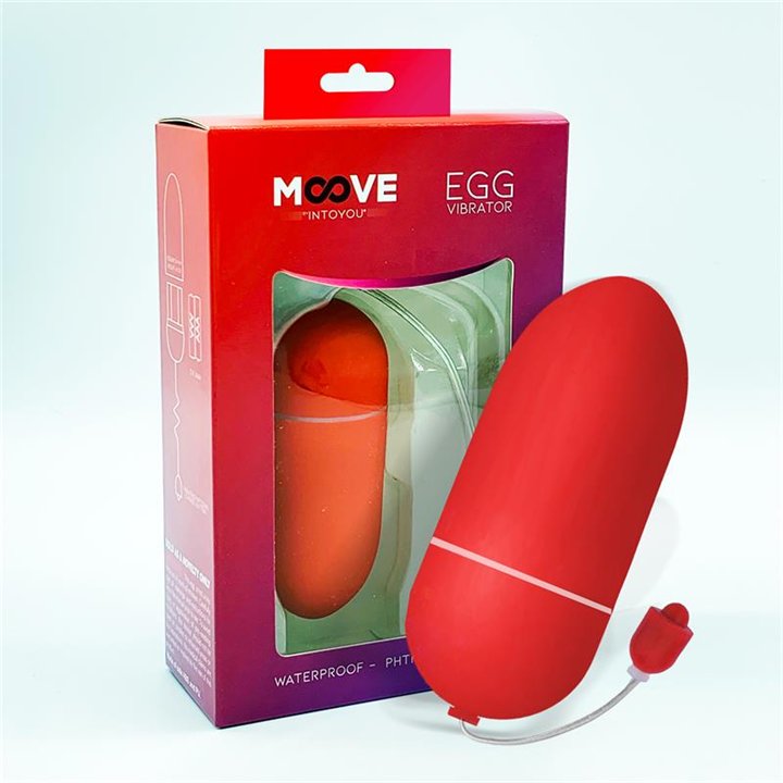 Vibrating Egg 10 Functions Red - MO-063 - Teknashop Ltd