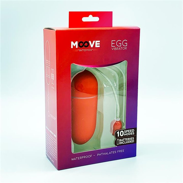 Vibrating Egg 10 Functions Red - MO-063 - Teknashop Ltd