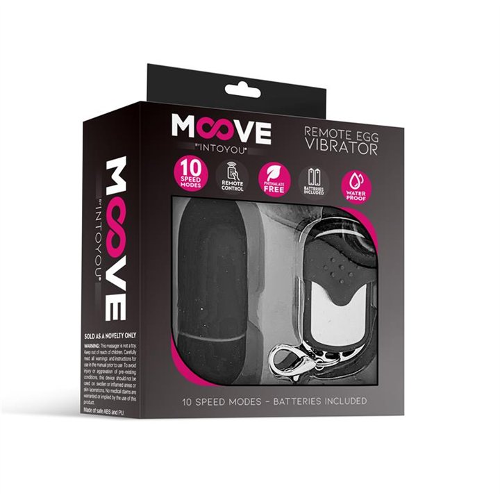 Vibrating Egg with Remote Control Black - MO-056 - Teknashop Ltd