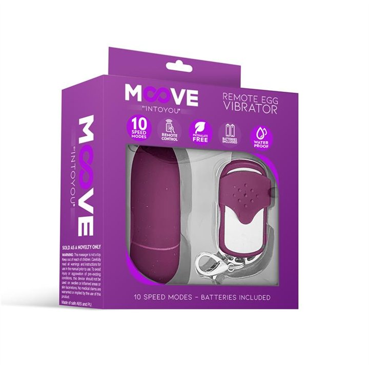 Vibrating Egg with Remote Control Dark Purple - MO-057 - Teknashop Ltd
