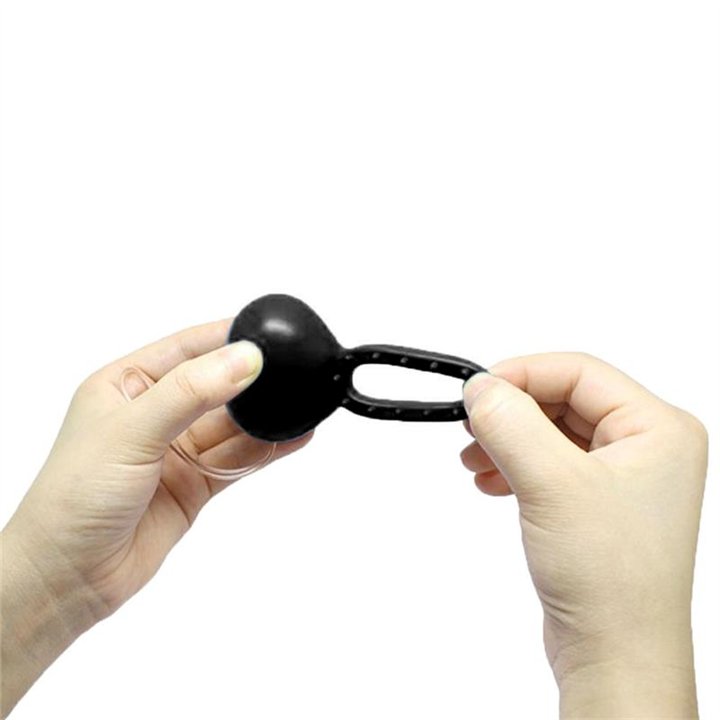 Vibrating Cockring with Remote Control Black - MO-061 - Teknashop Ltd