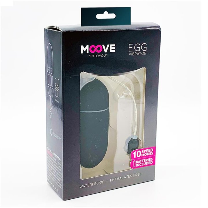 Vibrating Egg 10 Functions Black - MO-062 - Teknashop Ltd