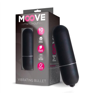 Vibrating Bullet 10 Speeds Black - MO-058 - Teknashop Ltd