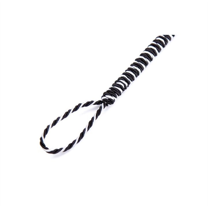Feather Tickler with Wrapped 46 cm Black/White - 843658379381 - Teknashop Ltd
