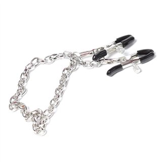 Nipple Clamps with Chain Metal - 843658379383 - Teknashop Ltd