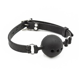 Silicone Breathable Ball Gags 4,5 cm Size M Black - 843658379337 - Teknashop Ltd
