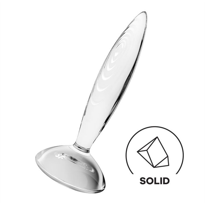 Butt Plug Sparkling Crystal Hot and Cold Clear - 4061504045672 - Teknashop Ltd