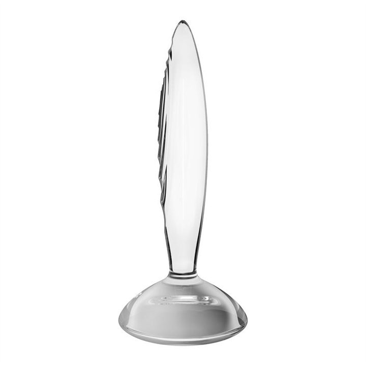 Butt Plug Sparkling Crystal Hot and Cold Clear - 4061504045672 - Teknashop Ltd