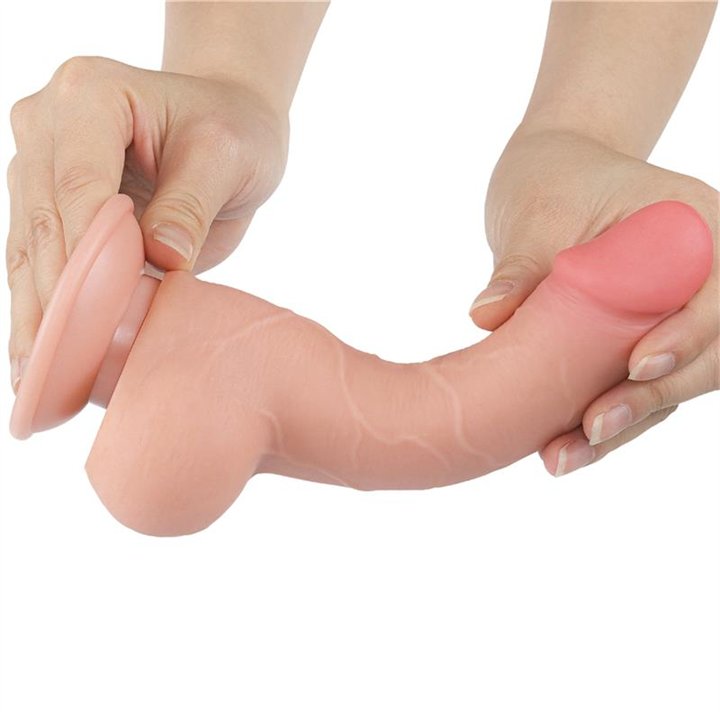 Sliding Skin Dual Layer Dildo 7.5 - LO-LV317203 - Teknashop Ltd