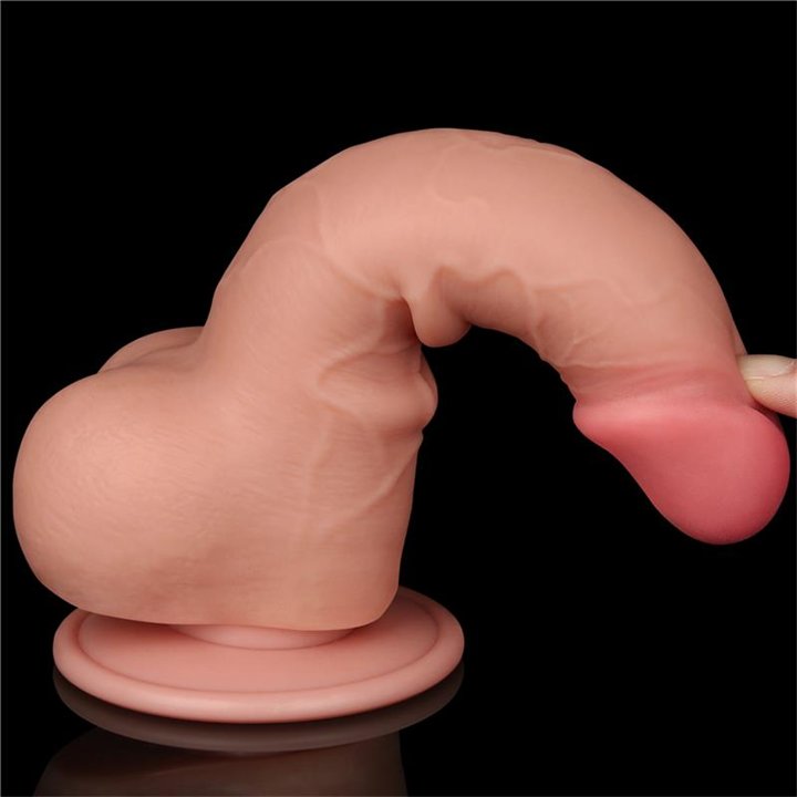 Sliding Skin Dual Layer Dildo 7.5 - LO-LV317203 - Teknashop Ltd