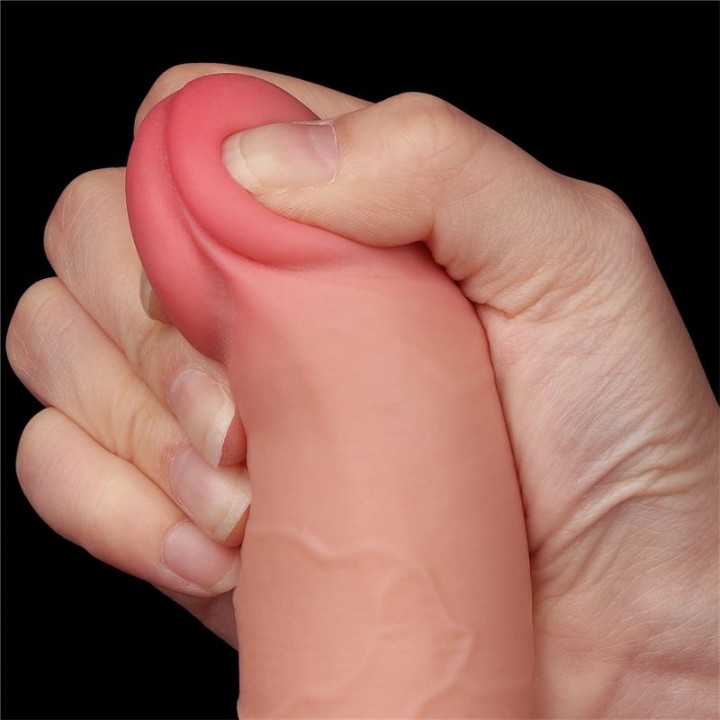 Sliding Skin Dual Layer Dildo 7.5 - LO-LV317203 - Teknashop Ltd