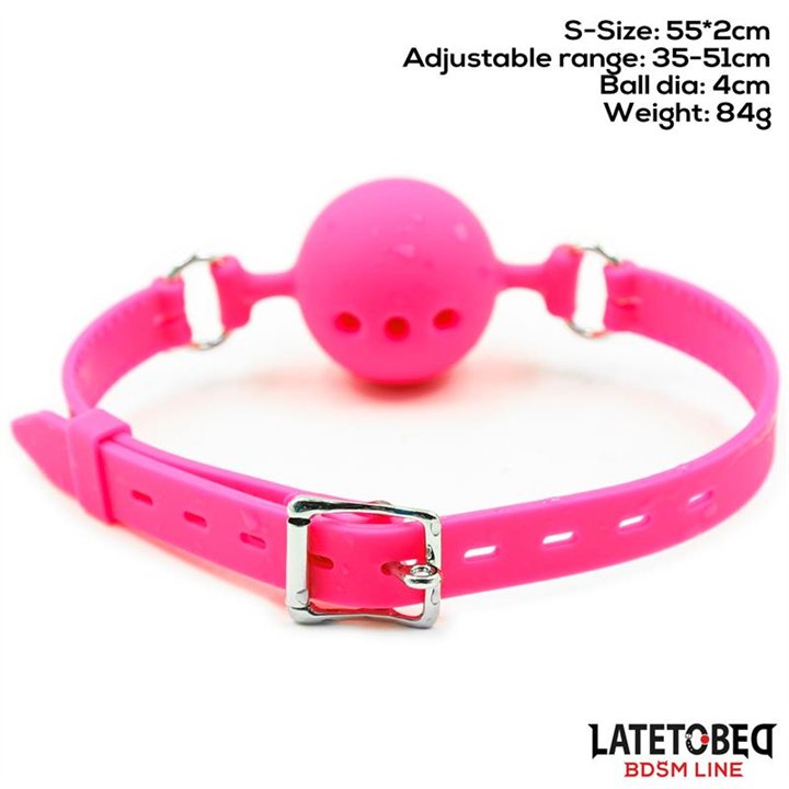 Silicone Breathable Ball Gag S - 4 cm - 8436615000906 - Teknashop Ltd