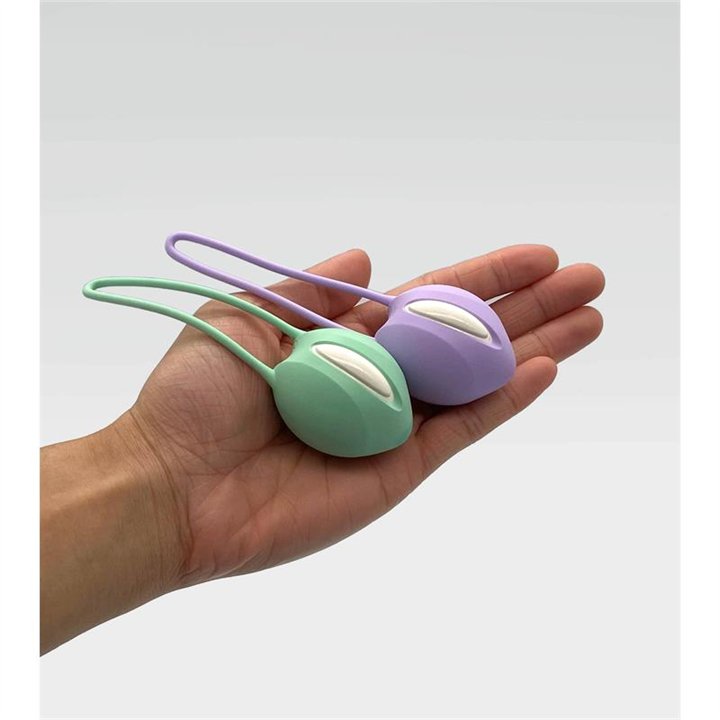Smartball uno Kegel Ball White/Pastel Lilac - FF000882LV01 - Teknashop Ltd
